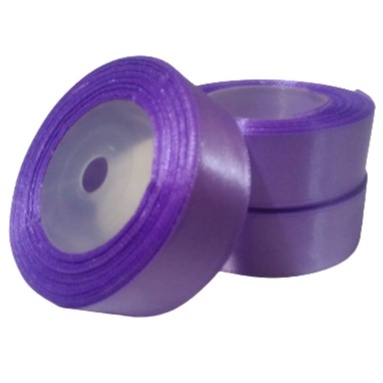 

Pita Satin Ungu Muda Ukuran 1 inch /2,5cm Per Roll