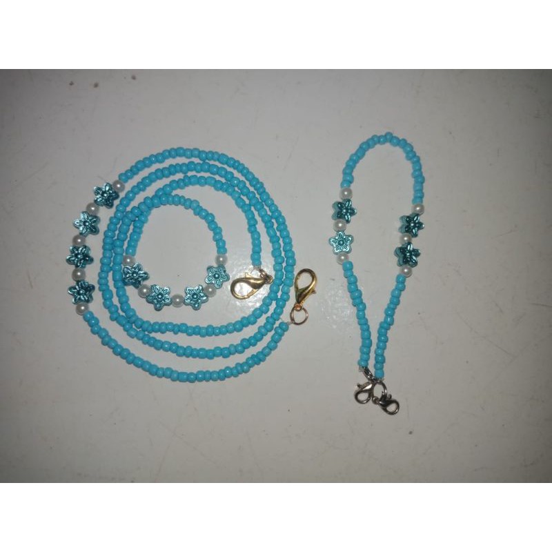 strap masker manik-manik