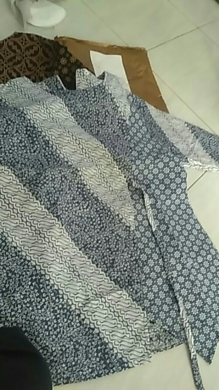 Batik Wanita Asj Sa Hrb026 Kenongo Kemeja Tosca Pendek