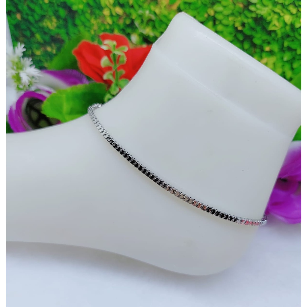 Gelang kaki dan tangan rantai polos lapis emas perhiasan xuping 553