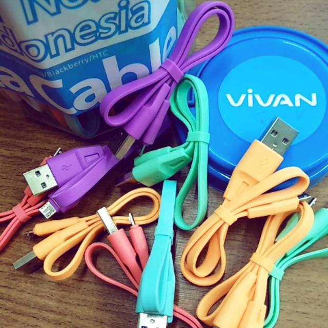 Micro kabel Vivan 30cm cocok buat android