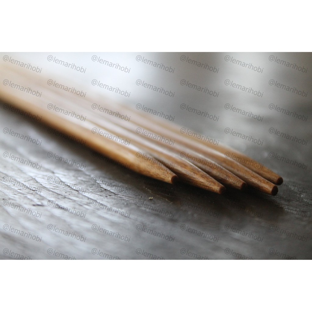 20cm Jarum Rajut Bambu | DPN Double Point Needle Bamboo 20cm / 8inch