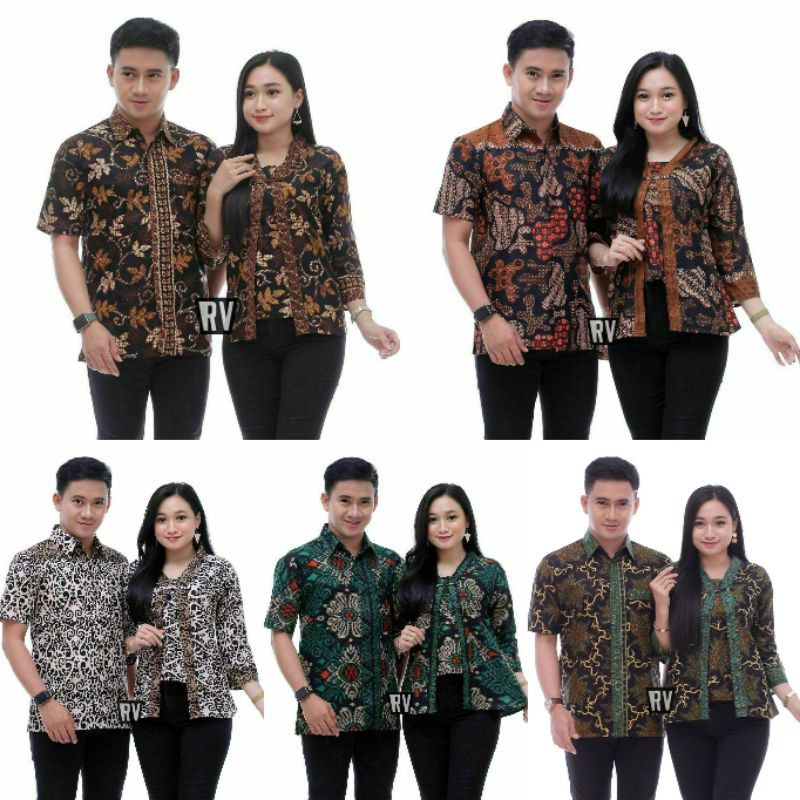 Couple blouse batik Pekalongan best seller!!