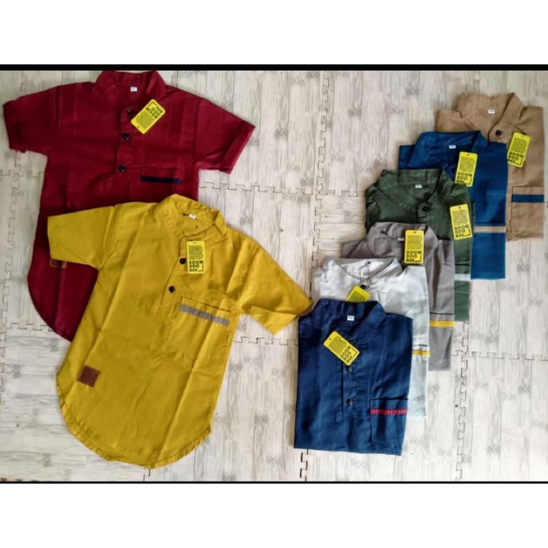 Baju Kurta Anak | Baju Kurta Lengan Pendek | Baju Kurta Anak Laki Laki