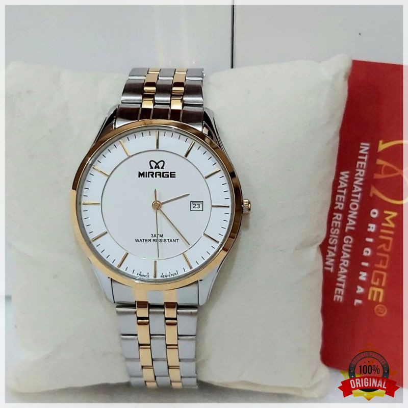 Jam Tangan Pria Mirage 8544 Kombinasi Original