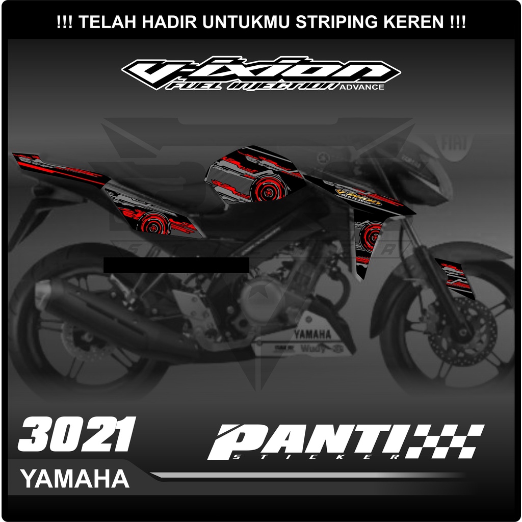 Sticker Striping Vixion Advance New Semi Full Sticker Striping Vixion Advance 2015