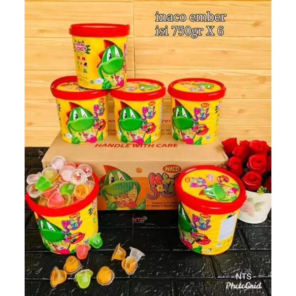 INACO EMBER BUCKET 50PCS / INACO MINI JELLY / INACO EMBER / AGAR AGAR INACO / INACO JELLY BUCKET / S