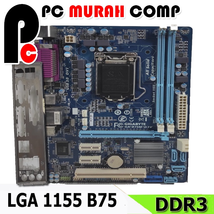 Gigabyte GA-B75M-D3V motherboard - micro ATX - LGA1155 Socket B75