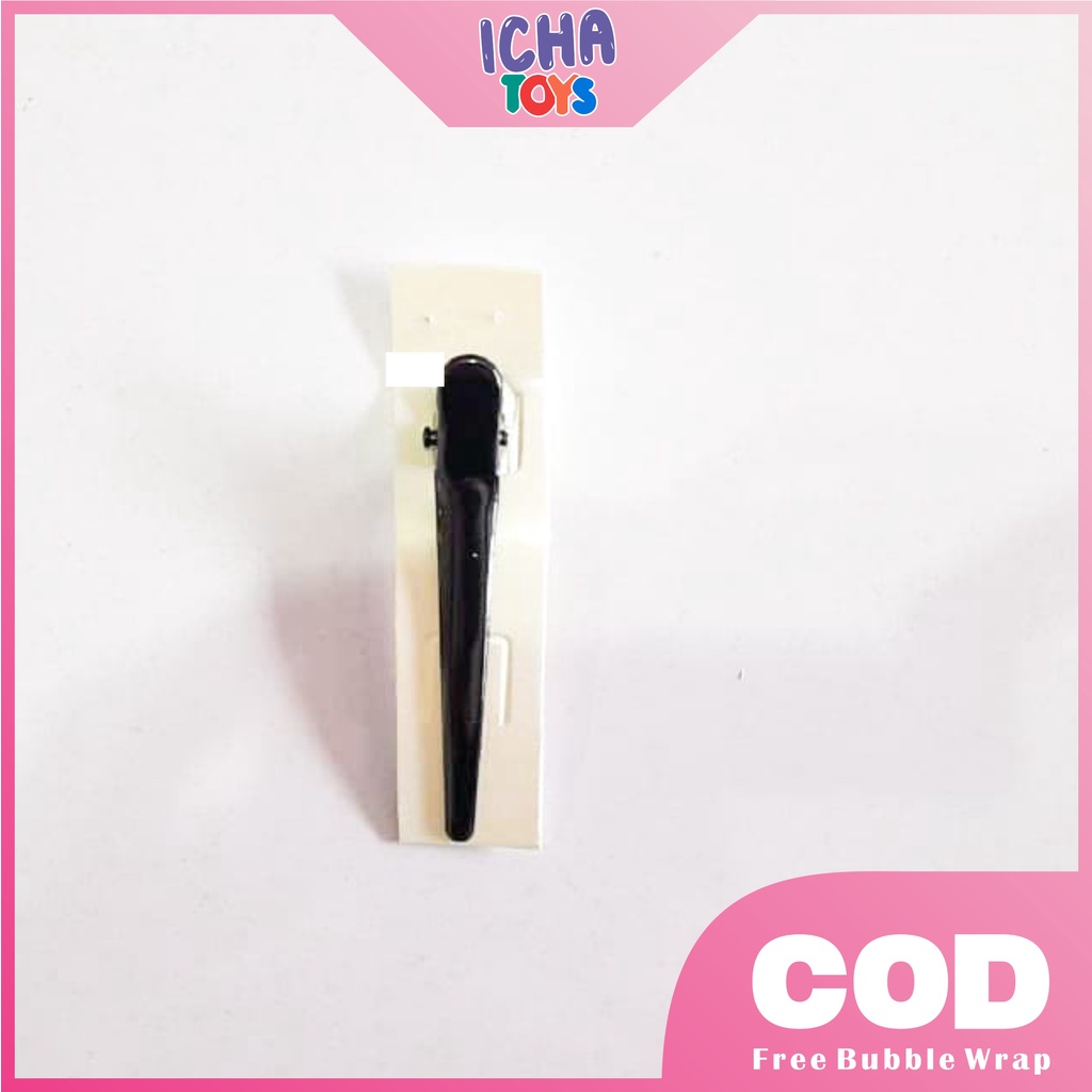 Jepit Rambut Bebek Hitam Kecil / Jepit Rambut Wanita