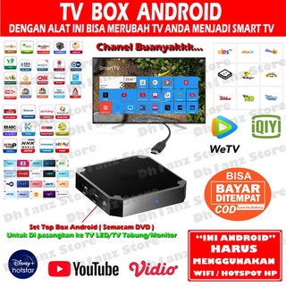 Android TV box Smart TV  (Merubah tv biasa menjadi SmartTV) BUKAN TV DIGITAL