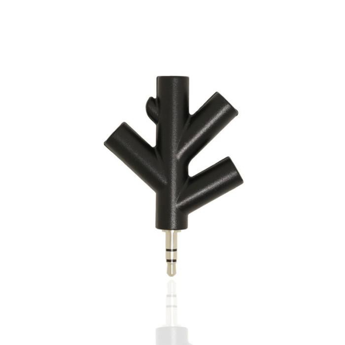 

PROMO - Splitter Jack Audio AUX 3.5mm 4 Port - H401 - Black