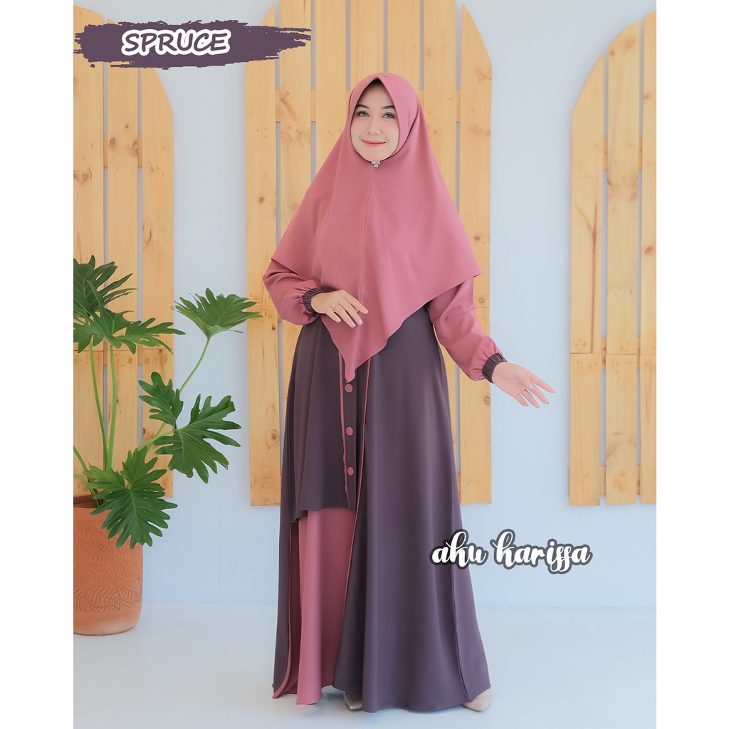 baju gamis wanita dress muslim terbaru Gamis Syari Aku Karissa - Zahrina Gamis Terbaru AK baju gamis wanita terbaru 2022 Murah terlaris bahan adem kekinian Premium Bisa COD H2C0 midi dress muslim gamis terbaru baju muslim wanita