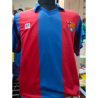 1986-87 Barcelona Away Retro Red Shirt Meyba Jersey