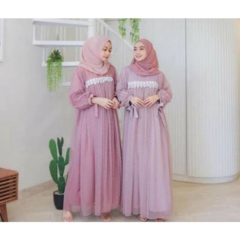 gamis Tile polkadot