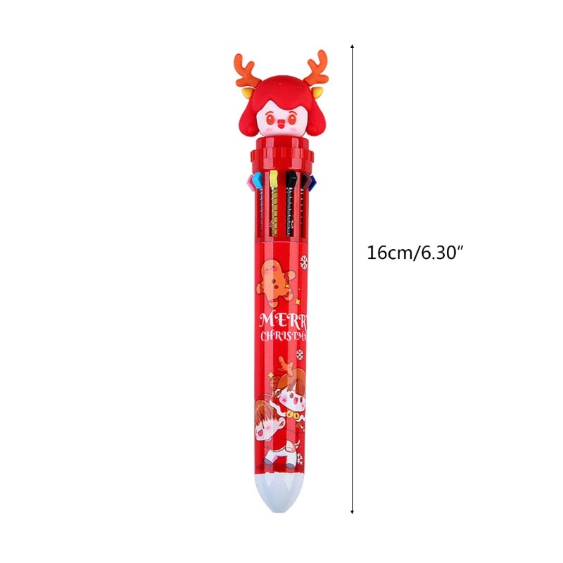 Zzz Pulpen 10 Warna 1 in 1 Retractable Untuk Anak Laki-Laki / Perempuan