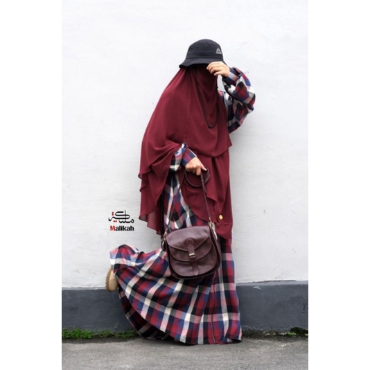 Khimar Malikah(Double Layers Chiffon)