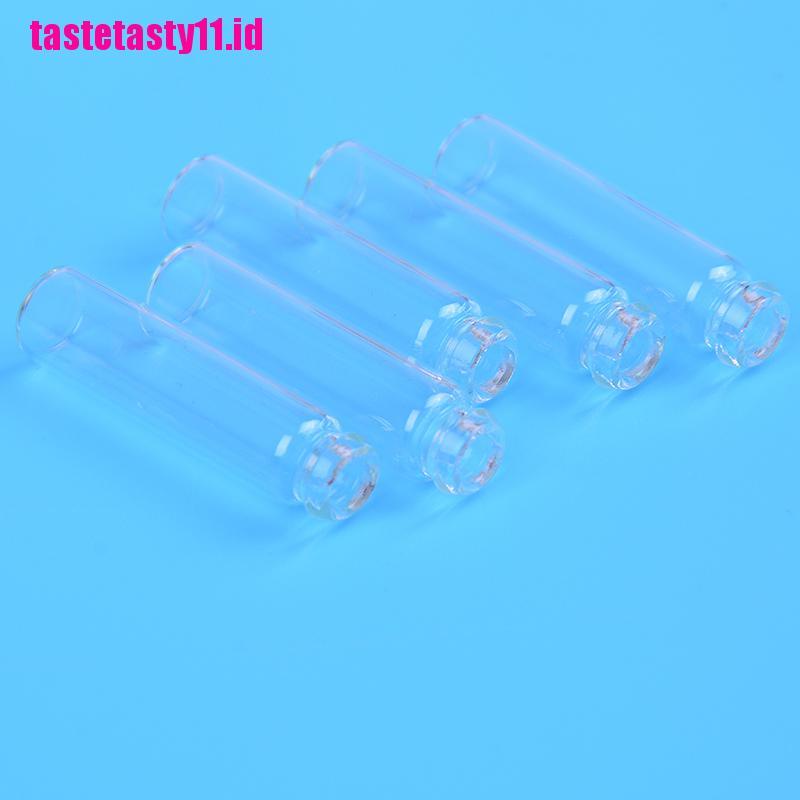 【TTID】10/50Pcs mini 1ml glass vial empty laboratory bottle perfume liquid oil