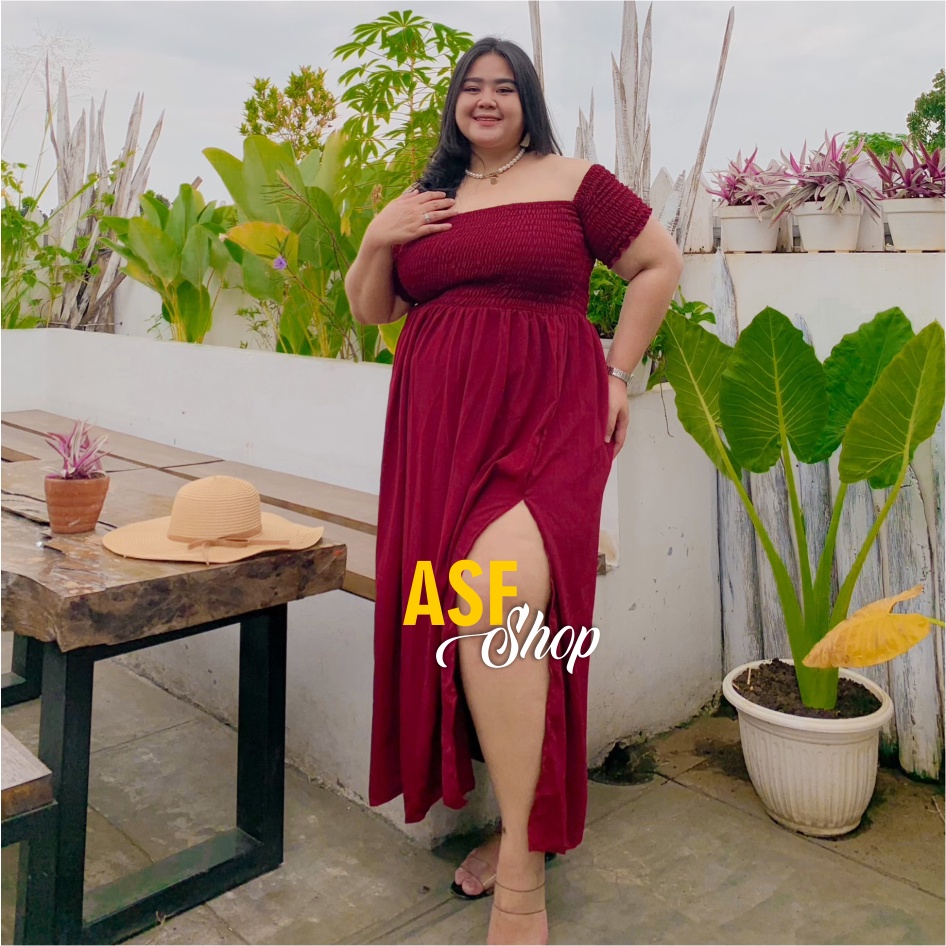 Sabrina Dress Anabell | Baju Sabrina Wanita Jumbo|Baju Sabrina Jumbo Murah|Baju Sabrina Korean Blous