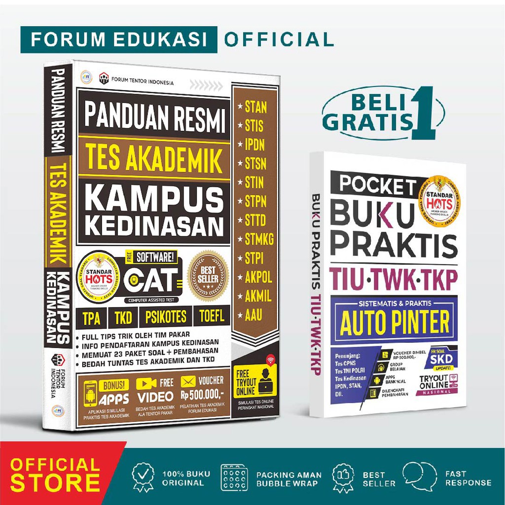 Cek Yuk, 5 Rekomendasi Buku Kedinasan Terbaik Dengan Harga Terjangkau ...