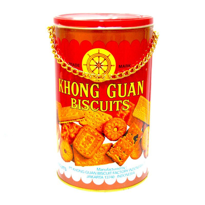 

KHONG GUAN Assorted Biscuit 1000 gram / KHONG GUAN kaleng