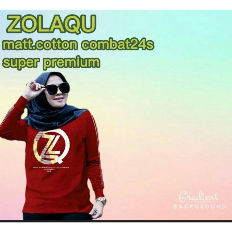 ATASAN WANITA KAOS TANGAN PANJANG TERBARU ZOLAQU