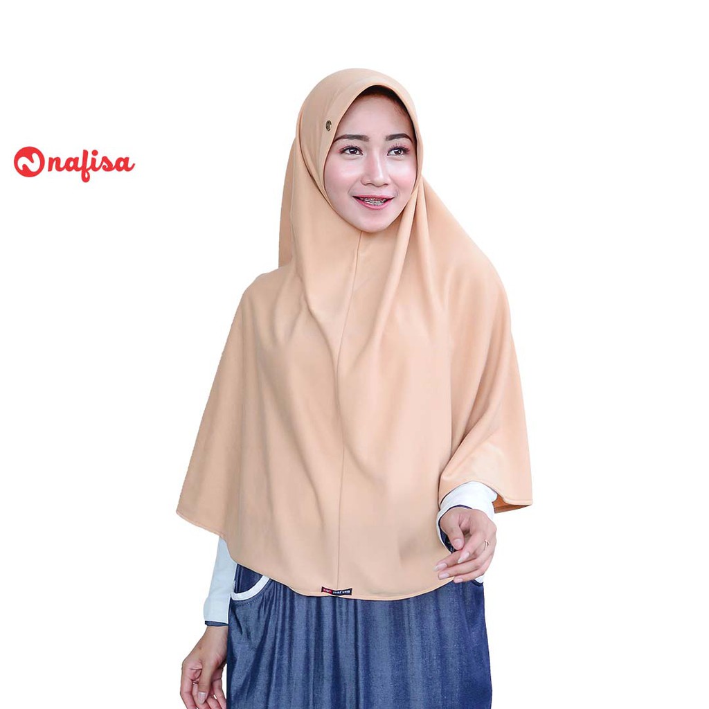 Jilbab PROMO !! JIlbab Instan Bergo Nafisa ASHA | Hijab Jumbo Kaos Instan Khimar Syari Bergo Kerudung Instan Kaos Polos Panjang-COKSU
