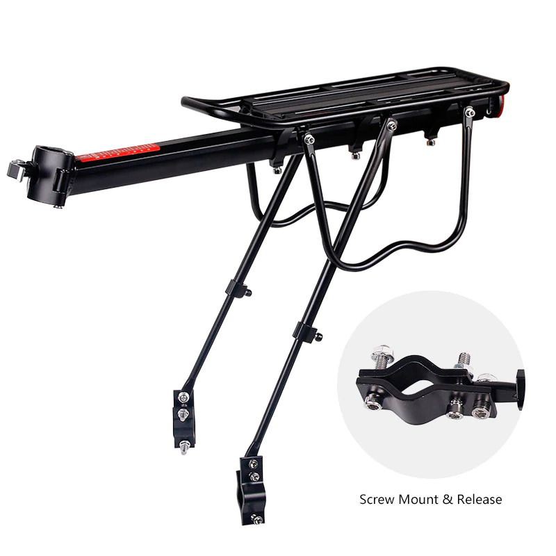 Mall DEEMOUNT Boncengan Belakang Sepeda Luggage Carrier Rear Rack Quick Release - RCK-103 - Bla