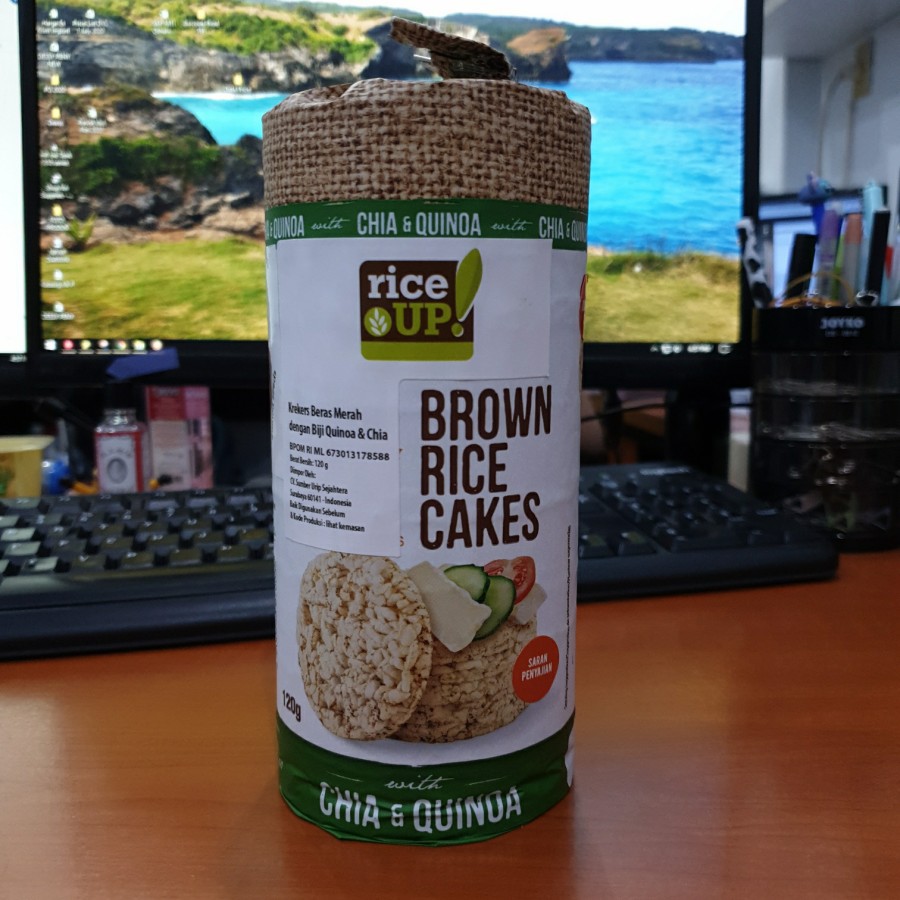 

Rice Up Brown Rice Cakes Chia & Quinoa 120gr