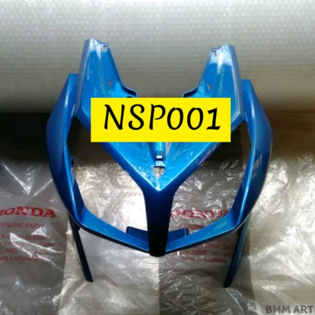 COVER DEPAN TAMENG DEPAN HONDA VARIO TECHNO 110 KARBU 100%ORIGINAL AHM