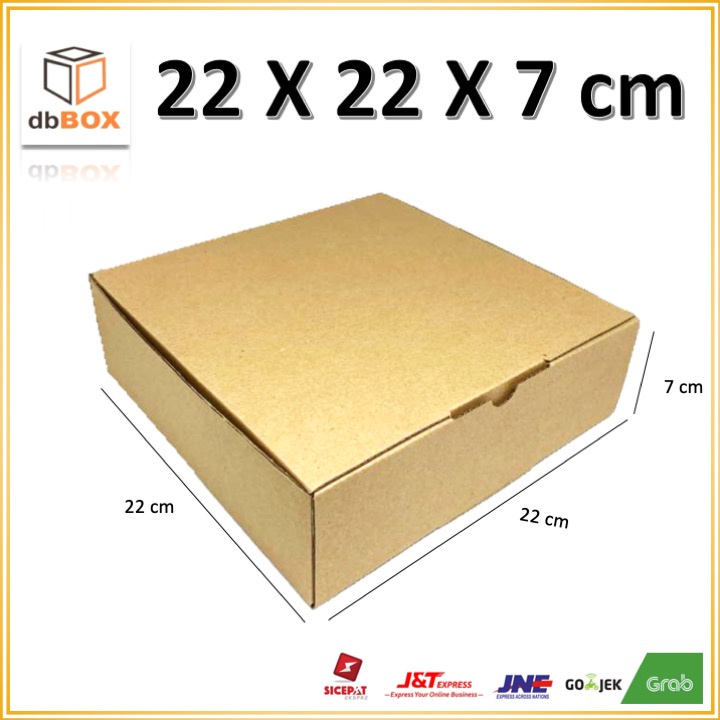 

Kardus 22x22x7 cm --Die Cut dan easy usage--