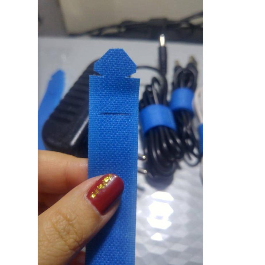 (Z-UKO) (☀) VELCRO STRAP BINDER TALI PENGIKAT PENJEPIT KABEL USB CASAN CHARGER HP LAPTOP/CABLE ORGAN