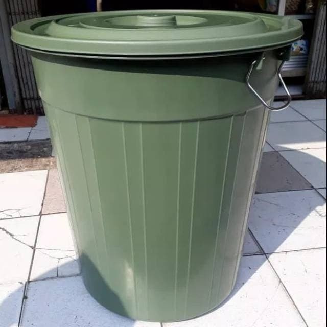 EMBER HIJAU TUTUP/BAK EMBER 80 LITER