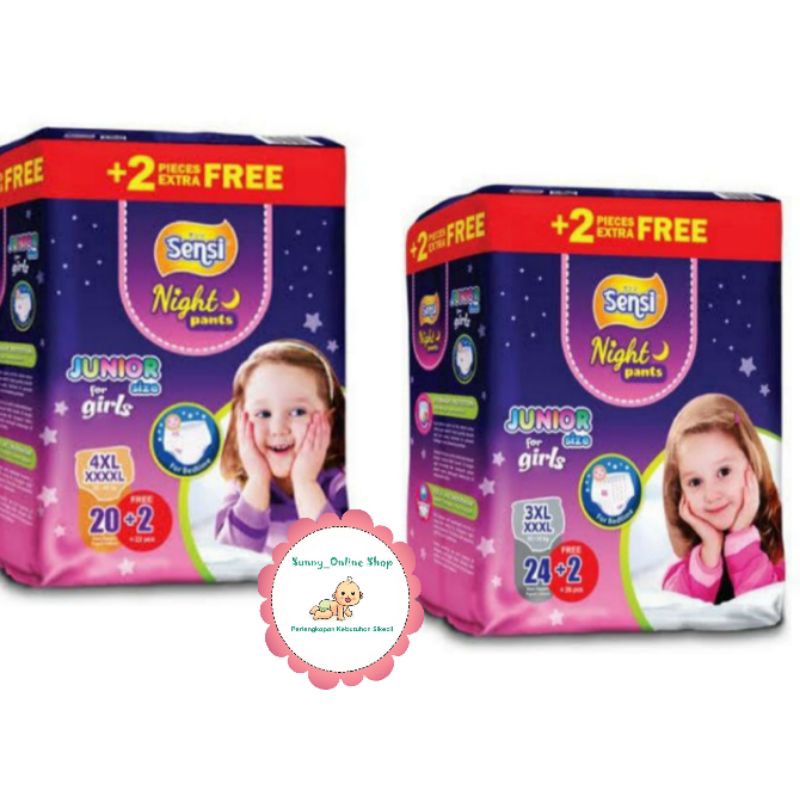 Sensi Night Pants Girl & Boys Jumbo 4XL, 3XL