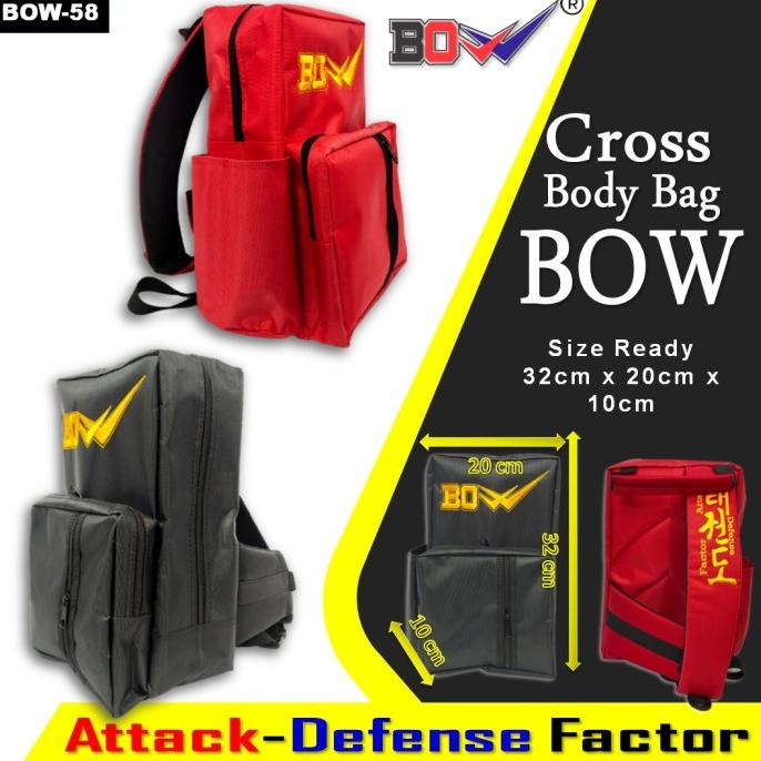 PROMO tas selempang taekwondo cross body bag BOW