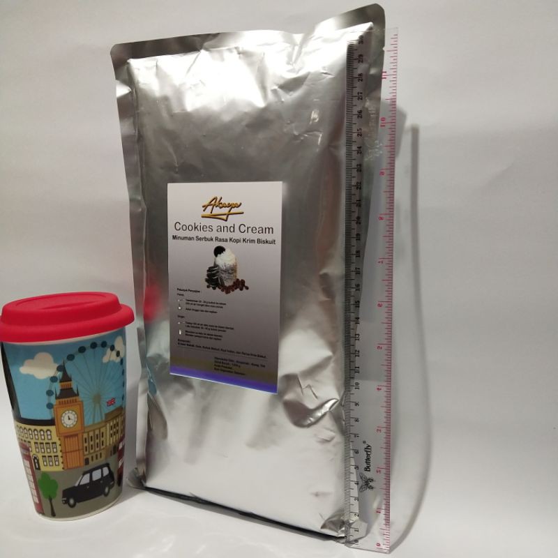 

Cookies and Cream 1 kg merk akaya minuman serbuk