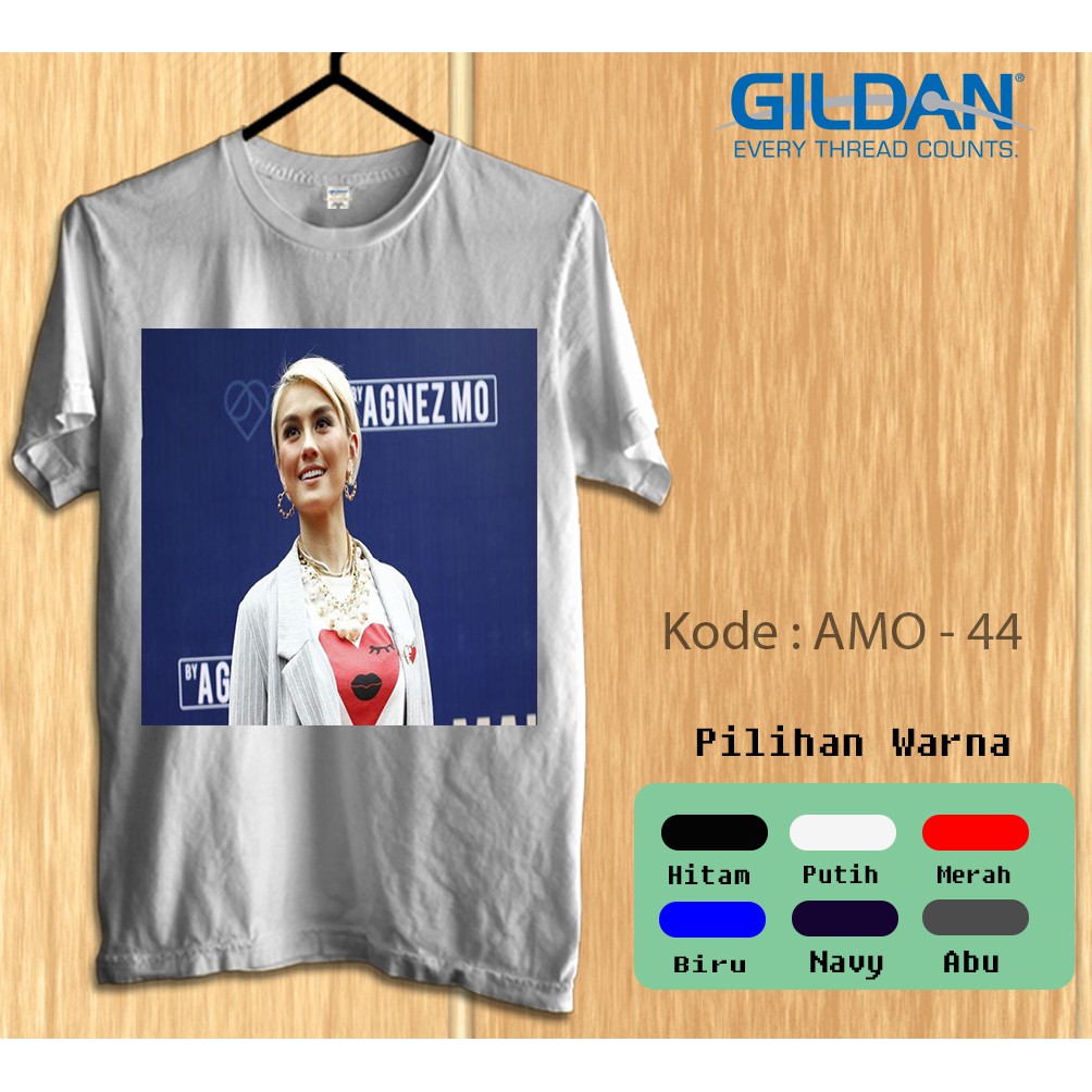 KAOS SOFTSTYLE- Artis Penyanyi papan atas Indonesia Agnez MO