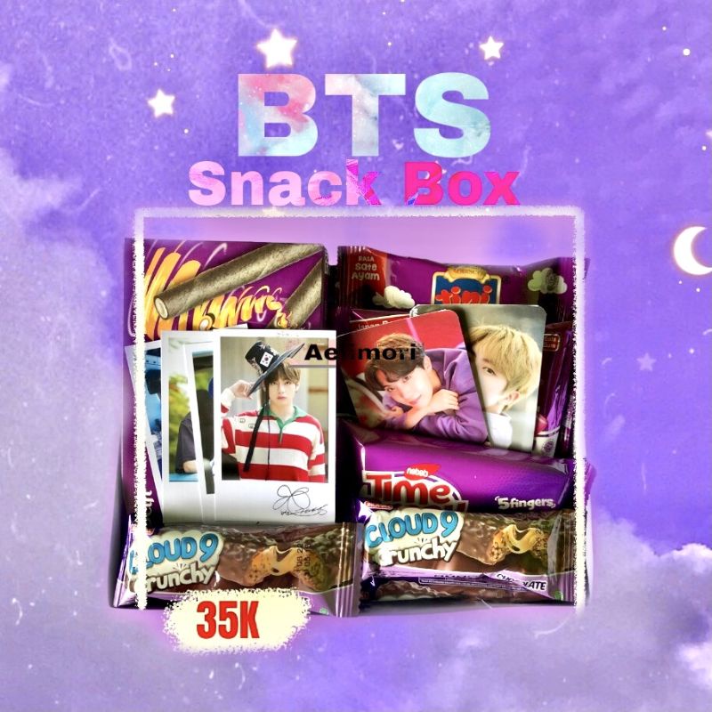

BTS Snack Box Free Request Kartu Ucapan Aelimori