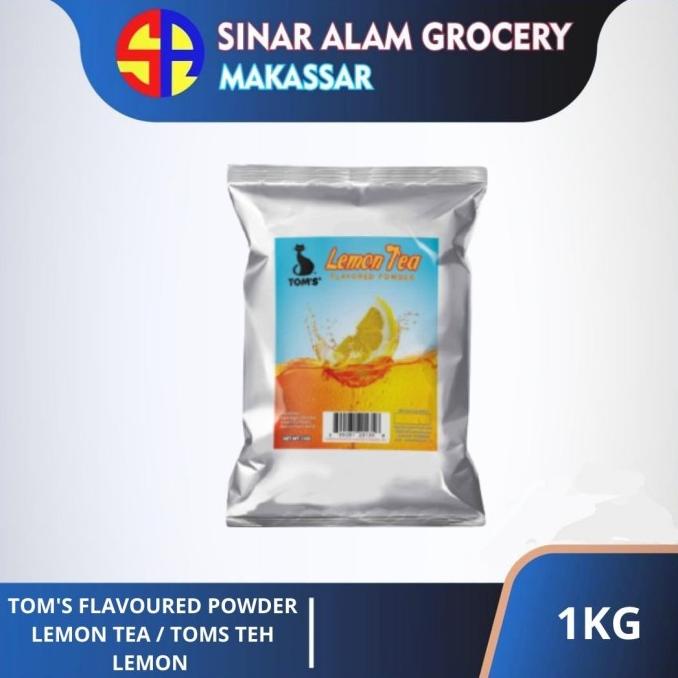 

[ COD ] TOM'S FLAVOURED POWDER LEMON TEA 1KG / TOMS TEH LEMON 1KG PRODUK TERBATAS Kode 303