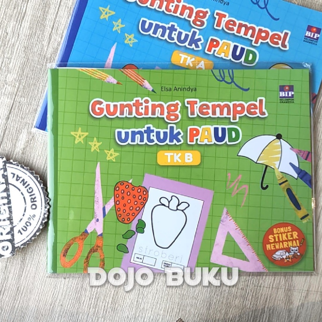 Buku Gunting Tempel Untuk Paud TK B by Elsa Anindya