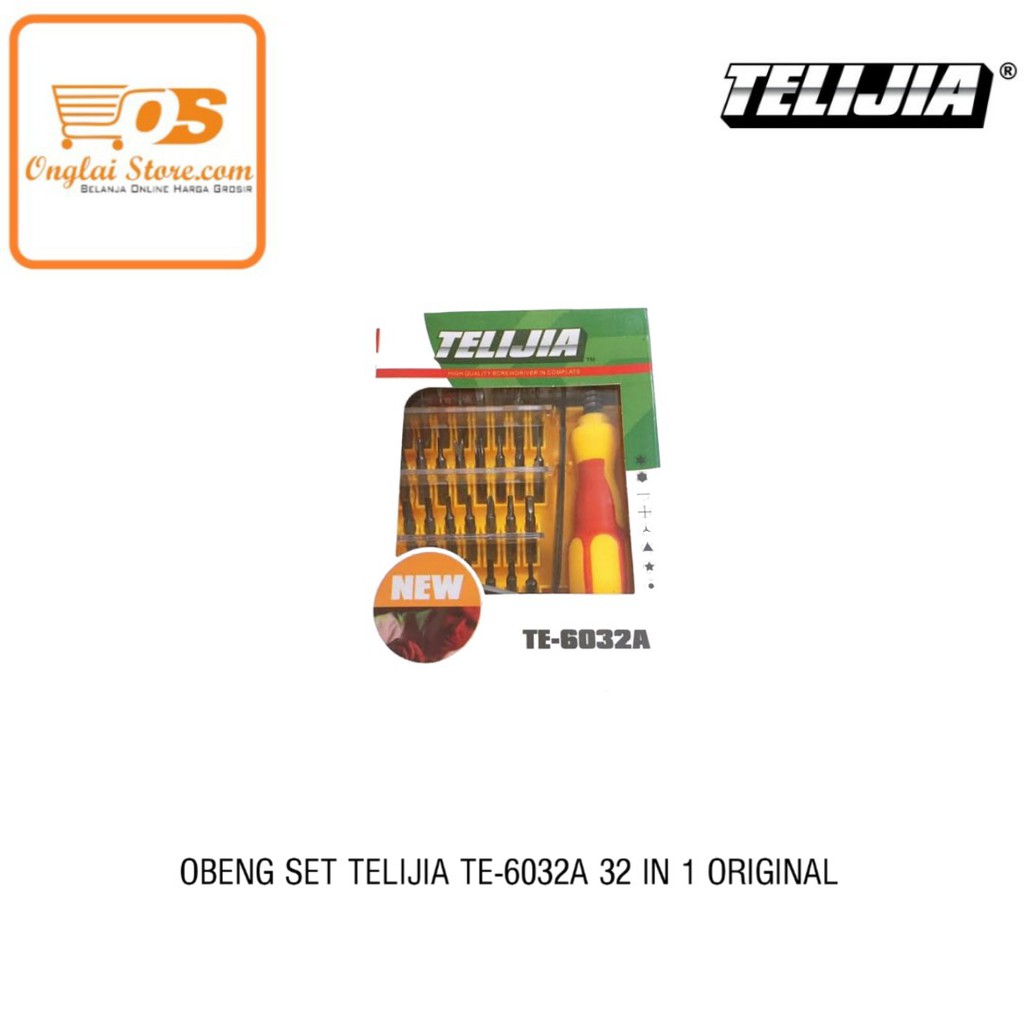 OBENG SET TELIJIA TE-6032A 32 IN 1 ORIGINAL