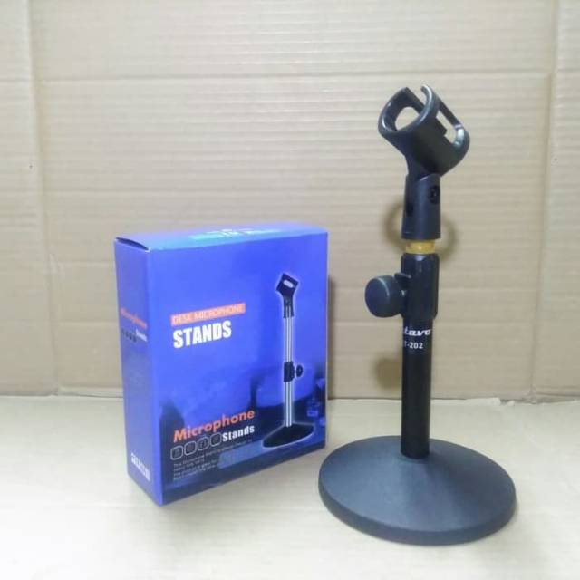 Stand mic meja betavo ST 202.tripod mic.bahan besi bagus