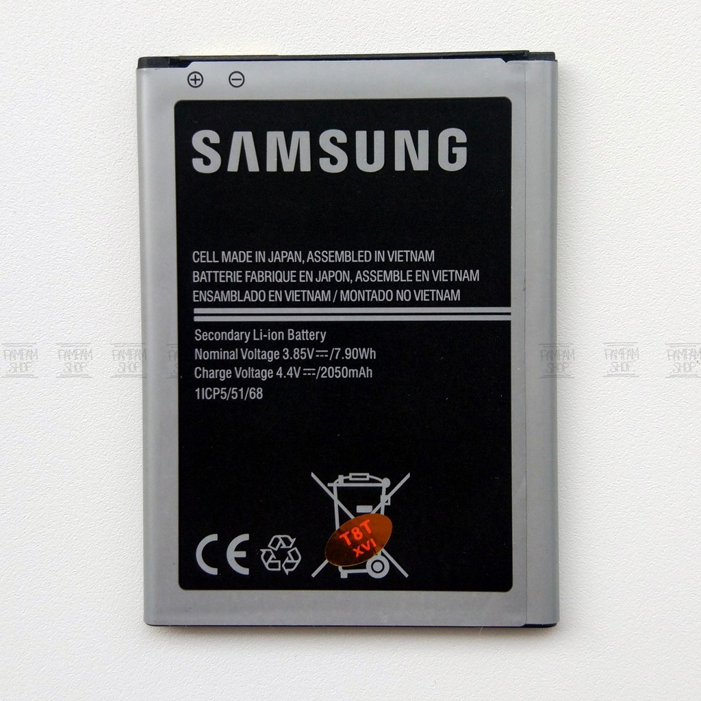 Baterai Handphone Samsung Galaxy J1 2016 J120 Original OEM Battery Batrai Batre HP J 120 SEIN Ori