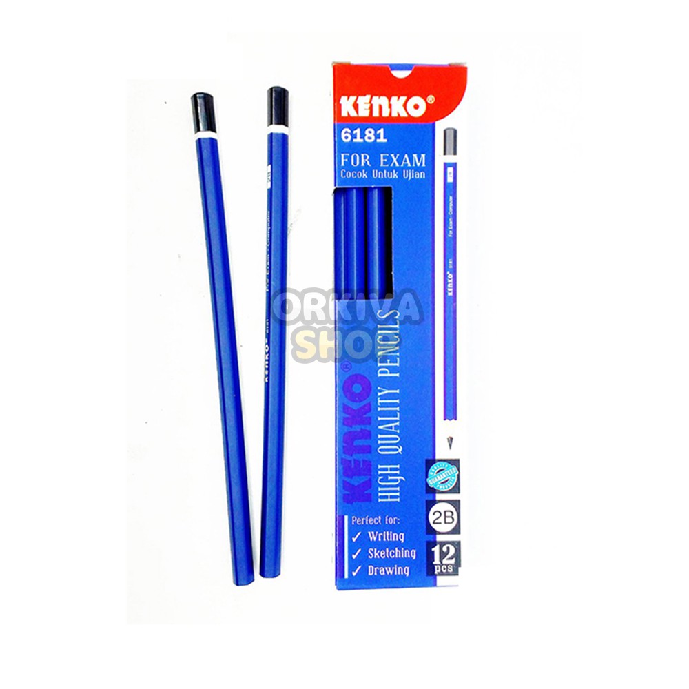 

Pensil 2B Kenko 6181 Body Biru (isi 3 pcs)