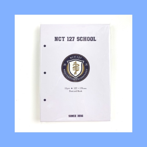 NCT 127 BACK TO SCHOOL KIT POSTCARD BOOK OFFICIAL - NCT 127 MERCH OFFICIAL - KPOP MERCH OFFICIAL