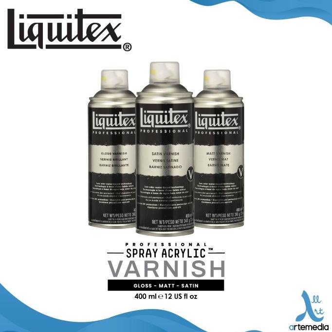 

Pernis Liquitex Professional 400ml Spray Acrylic Varnish ---READY---