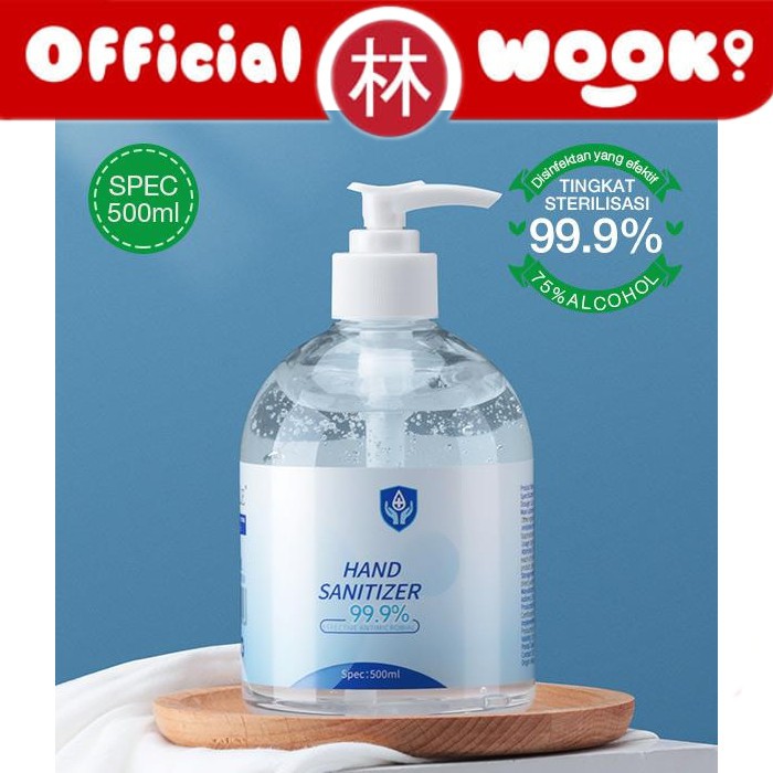 Qole HS002 500 ML Hand Sanitizer Gel 99.9% Tingkat Sterilisasi