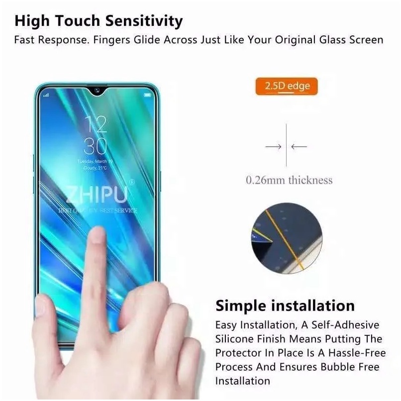 TEMPERED GLASS BENING REALME SERIES