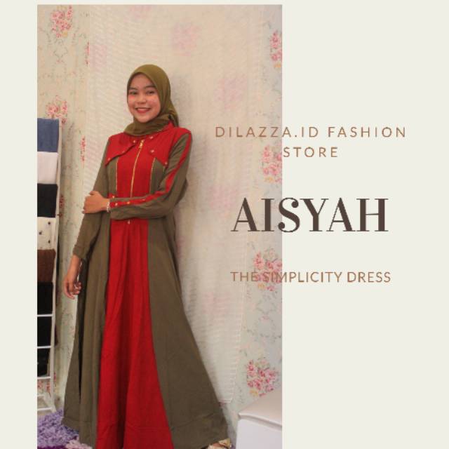 Gamis aisyah mewah gamis murah gamis wanita gamis lebaran pakaian wanita