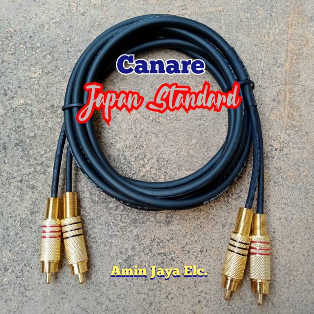 Kabel rca 2 ke 2 kabel canare 2 meter