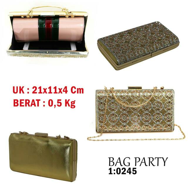 Tas Clutch Party Bag  BK 0245